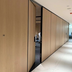 Suministro de China Marco de aluminio Partición de vidrio fijo Interior Vidrio de <span class=keywords><strong>madera</strong></span> Altura completa Separación de oficina <span class=keywords><strong>Pared</strong></span> de partición - Product Image 2