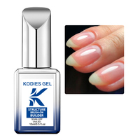 KODIES GEL Biabs Gel de construction pour ongles, vernis laiteux blanc transparent, base UV, manucure française, gel de renforcement, extension d'ongles, marque privée