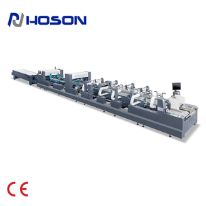 Machine électrique automatique ZH-1200BFT-H de pliage et de collage de boîtes en carton à haute productivité pour l'emballage alimentaire - Product Image 1