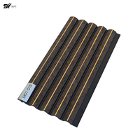 Panneau mural WPC écologique certifié CE, imperméable, sans formaldéhyde, décoration intérieure 3D, maison, villa, chambre, ignifuge