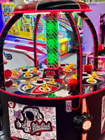 Machine de jeu d'arcade Whack-a-Mole Wow Ouch pour 4 joueurs, à monnayeur, avec tickets de récompense, pour centre de jeux