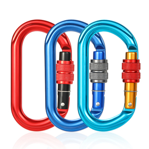 Karabiner Pendakian Aluminium 7075 Tipe <span class=keywords><strong>Oval</strong></span> Tugas Berat Warna Sesuai Pesanan Harga Pabrik - Product Image 2