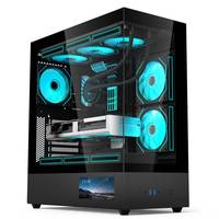 Oem Odm Computer Cases & Towers Gabinete Gamer Rgb Atx Gaming Pc Case with Screen Lcd Display