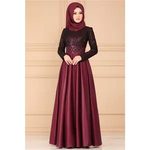Женское винтажное арабское платье с кружевом