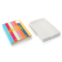 Boîte à tiroirs pliable pour emballage de savon estampage d'or petites boîtes en papier à crayons imprimées, boîtes en papier à tiroirs pour carreaux