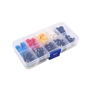 25PCS Tactile <b>Push</b> <b>Button</b> <b>Switch</b> <b>Momentary</b> Starter Kit 12*12*7.3MM <b>Switch</b> <b>Button</b> + 25PCS Tact (5 Colors) - Product Image 5