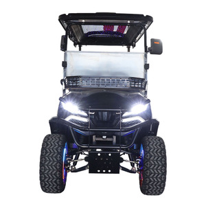 Voiturette de <span class=keywords><strong>golf</strong></span> électrique 48V personnalisée de haute qualité, grande capacité, <span class=keywords><strong>4</strong></span> places, tout-terrain, certifiée CE, châssis en acier, autonomie de 90 km - Product Image 2