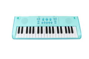 2023 חדש צעצוע פסנתר 37 מפתחות מקלדת מכשיר אלקטרוני איבר נייד מוסיקלי צעצוע מקלדת לילדים