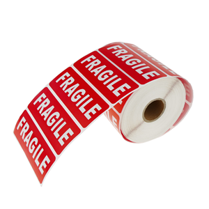 Waterproof Adhesive <strong>Label</strong> <strong>Stickers</strong> Custom Caution <strong>Sticker</strong> Paper Fluorescent <strong>Fragile</strong> <strong>Label</strong> <strong>Stickers</strong> - Product Image 6