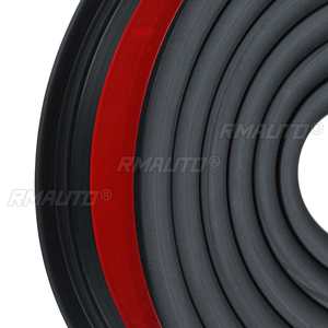 Universal Pair Rubber Car Mudguard <b>Trim</b> <b>Wheel</b> <b>Arch</b> Protection Moldings for Most Cars Trucks SUVs Car Styling Moulding 1.5Mx3.8CM - Product Image 3