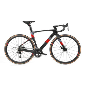 Bicicleta de Carretera de Fibra de Carbono de Alta Calidad con Frenos de Disco y Cables Ocultos a Través del Eje - Product Image 1