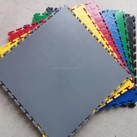 Industrial Workshop Pvc Floor Tiles Anti-slip Interlocking Pvc Flooring Mats for Garage Car Washing Shop - Product Image 3