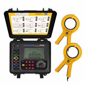 เครื่องทดสอบความต้านทานดินแบบหนีบคู่ 3200C เทคโนโลยี <span class=keywords><strong>FFT</strong></span> และ AFC สำหรับการวัดค่าความต้านทานดิน  สำหรับอิเล็กโทรดสายดินระบบไฟฟ้า - Product Image 1