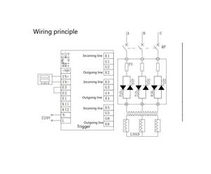 Placa de disparo de tiristores trifásica, módulo rectificador de regulación de voltaje de tiristores, regulador de potencia, controlador de potencia - Product Image 3