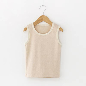 Organic Cotton Striped T-Shirt Top <strong>for</strong> <strong>Newborn</strong> Infants Summer Underwear <strong>Vest</strong> <strong>for</strong> Babies - Product Image 3