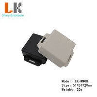 51*51*20mm haute qualité petite boîte électrique en plastique bricolage boîtier d'instrument abs plastique IP54 projet électronique en plastique boîtier