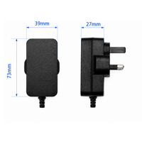 Adaptateur secteur AC/DC 12V 2A 100-240V 50/60Hz 24W personnalisé pour haut-parleur intelligent et imprimante