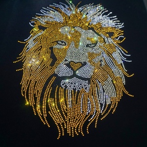 Échantillon gratuit de motif en strass thermocollant pour <span class=keywords><strong>homme</strong></span>, motif en strass à appliquer au fer - Product Image 5