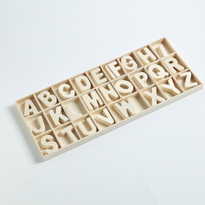 Nuove Decorazioni <span class=keywords><strong>in</strong></span> <span class=keywords><strong>Legno</strong></span> a Forma di Lettere Inglesi, Ornamenti Creativi per Casa, Decorazione <span class=keywords><strong>da</strong></span> <span class=keywords><strong>Parete</strong></span>, Lettere 3D Fai-<span class=keywords><strong>da</strong></span>-Te alla Moda - Product Image 2