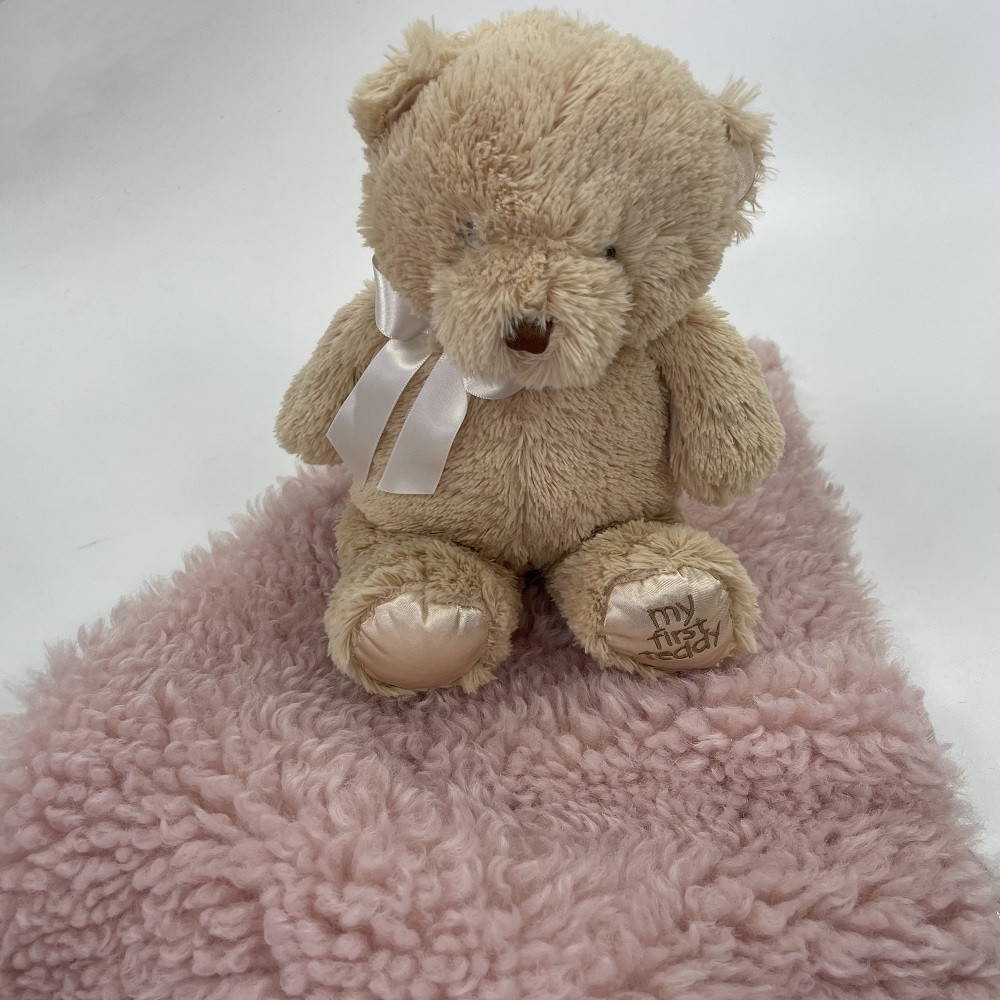 Износостойкая 100% полиэфирная тосканская флисовая ткань для игрушек