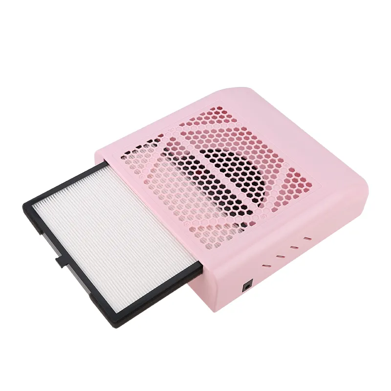 Nettoyeur de poussière d'ongles avec fort plaisir 80W nouveau collecteur de poussière d'ongles fonctionnel Machine à aspirateur pour le nettoyage des ongles