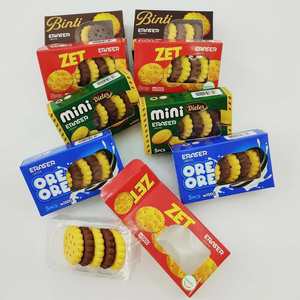 Gommes à effacer en forme de biscuits Kawaii, design créatif, lot de 5 pièces/boîte, pour cadeaux d'enfants, vente en gros - Product Image 4