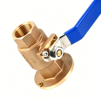 Meistverkauftes Messing-Kupfer Marine-Hardware Bronze-Legierung PN25 Industrieventil Schwimmkugelventil mit Gewindeanschlüssen Vollbohr-Kugelventil