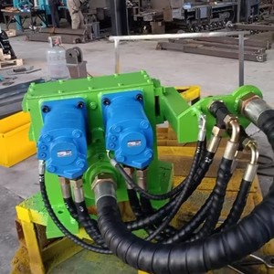 Tête rotative jaune pour plateforme de forage avec tuyau hydraulique et vannes bleues – Composant de pompe à haute sécurité - Product Image 5