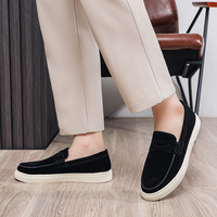 Chaussures décontractées pour hommes, antidérapantes, légères, à semelle souple, respirantes et confortables, couleur unie, chaussures de course à enfiler pour hommes