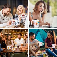 Tasses à sublimation de 11 oz avec boîtes, en gros, tasses à café blanches, tazas para sublimar personalizadas, tasses en céramique vierges, tasses à café
