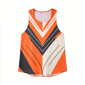 Camiseta Deportiva sin Mangas, de Secado Rápido, Transpirable, con Estampado Personalizado, Elástica, Unisex, para Fitness, Maratón y Running - Product Image 1