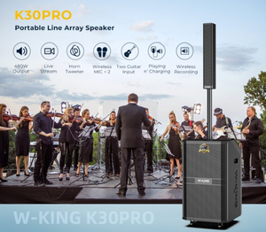 ลำโพง W-King K30PRO ระดับมืออาชีพ กำลังขับ 480 วัตต์ ระบบเสียง PA สำหรับงานกลางแจ้ง งานเวที อุปกรณ์เสียงระบบ PA - Product Image 2