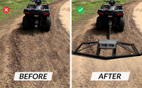 Accesorio duradero para cultivador de Tractor, rastrillo Atv, accesorios e instrumentos