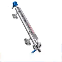 Niveaumètre à clapet magnétique latéral en acier inoxydable 316, précision 0,05%-0,1%, sortie 4-20mA/RS485 pour achat en gros de produits chimiques