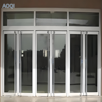 Sistem Pintu Toko Aluminium Komersial Tugas Berat dengan Kaca Insulasi untuk Pintu Masuk Restoran, Mal, dan Gerbang KFC