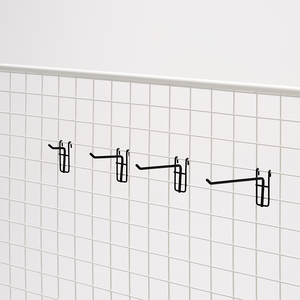 优质网格墙单线挂钩粉末涂料金属网网钩，用于商店商品展示 - Product Image 1