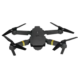 HOSHI Eachine โดรนบังคับ E58สไตล์ใหม่,โดรนบังคับพร้อมกล้องกล้องมุมกว้าง HD 720P WIFI FPV โหมดบินสูงโดรนแขนพับได้