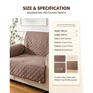 Vente en gros directe d'usine, housse de canapé imperméable antidérapante 100% coton pour 2 à 4 <span class=keywords><strong>places</strong></span>, ensemble de housses de <span class=keywords><strong>fauteuil</strong></span> - Product Image 4