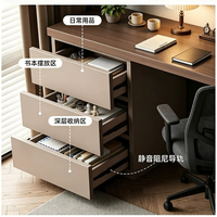 Bureau d'ordinateur en panneaux écologiques en bois massif, nouvelle table de maquillage à usage domestique avec tiroirs, bureau d'étudiant, bureau et table d'étude pour chambre à coucher