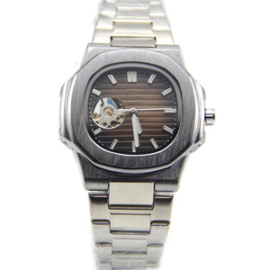 Nuevo Reloj de Pulsera Automático Mecánico de Acero Inoxidable con Correa de Cuero, Resistente al Agua, <span class=keywords><strong>Serie</strong></span> Cien, de Moda y Negocios, 40.5mm, Modelo 2026 - Product Image 5