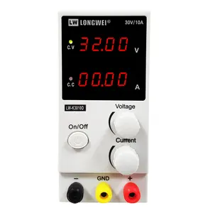 LONGWEI LW-K3010D 30V 10A Digital Adjustable Switching Lab Testing Variable Power Supply For Testing