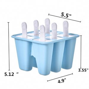 Trending Silicone Popsicle Molds with Lids, Easy Release Ice <b>Cream</b> Mold, Reusable Ice Pop <b>Maker</b> - Product Image 2