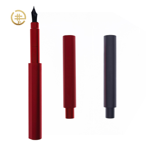 อลูมิเนียมอัลลอยด์โปรโมชั่นปากกา<span class=keywords><strong>2022</strong></span>ของขวัญสีแดงและสีฟ้าการประดิษฐ์ตัวอักษรน้ำพุปากกา - Product Image 6