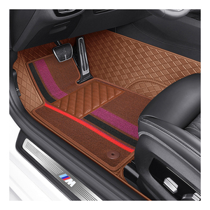 <span class=keywords><strong>2022</strong></span> nuevo diseño 3 uds juego completo 3D 5D alfombrilla para suelo de coche antideslizante Color rojo alfombrillas de coche de una sola capa para Honda bmw - Product Image 3