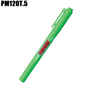 Marcadores para Pizarra Blanca Uni PM120T Serie 15 Colores, Punta Redonda de Doble Cara, para Oficina y Escuela, 0.4-0.9mm - Product Image 6