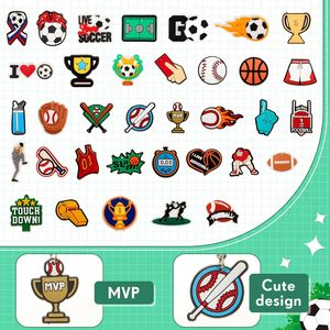 Lot de 36 <span class=keywords><strong>porte</strong></span>-clés en PVC personnalisables sur le thème du sport (baseball, football, basketball) – Cadeaux de fête en gros, récompenses d'équipe, sacs cadeaux - Product Image 3