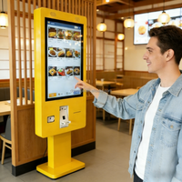 <strong>Floor</strong> <strong>Stand</strong> 32" Digital Signage Totem Android System Self Cash Payment POS Pay Service Electronic Kiosk Ticket Printer SDK 8GB