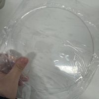 Lente Asférica de Zafiro Artificial de 10 Pulgadas para Reloj, Alta Pureza, Alta Transmitancia, Dureza, Doble Pulido en los Lados, Antiarañazos, AR