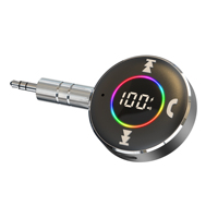 Récepteur FM Bluetooth 5.3 25H, 2 téléphones, son sans perte, AUX, appel mains libres, assistant vocal, lecture de disque U, affichage de la tension, BR12