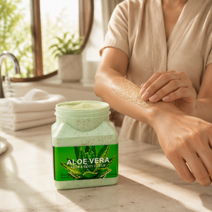 <span class=keywords><strong>Exfoliante</strong></span> corporal orgánico <span class=keywords><strong>de</strong></span> 350g, <span class=keywords><strong>exfoliante</strong></span> corporal natural con extracto <span class=keywords><strong>de</strong></span> aloe vera - Product Image 3
